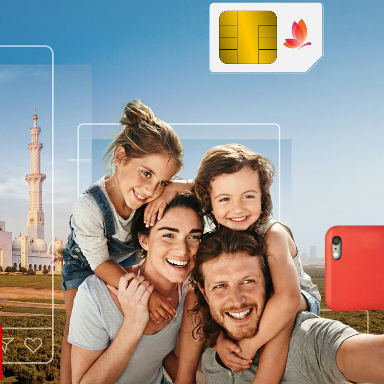 UAE: Tourist SIM/eSIM Card with 1GB Data - Photo 1 of 3